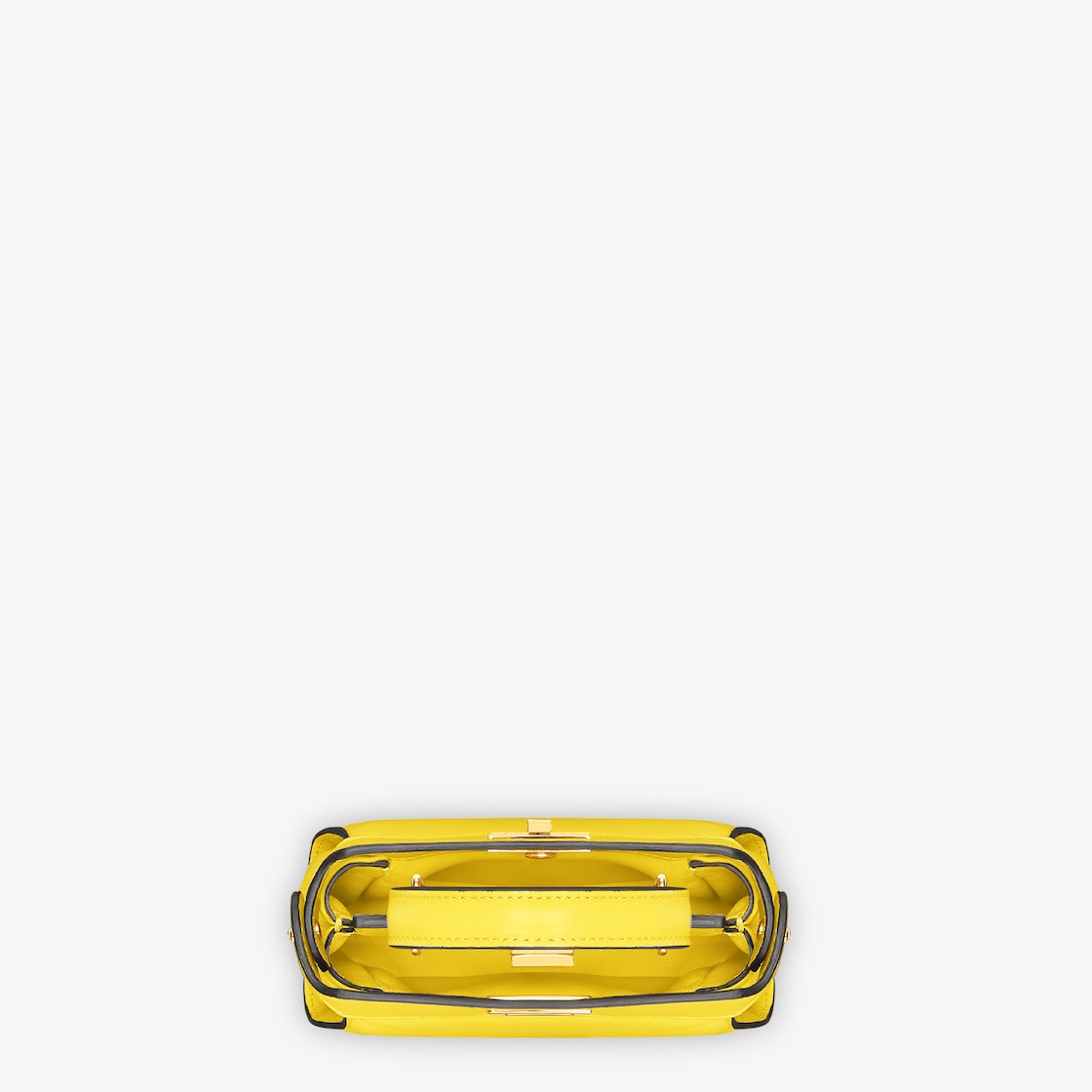 Nano Peekaboo Leather Yellow - Image 3/4