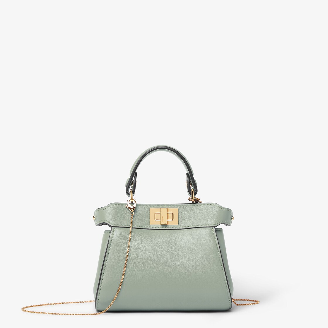 Nano Peekaboo Leather Green - Image 1/4