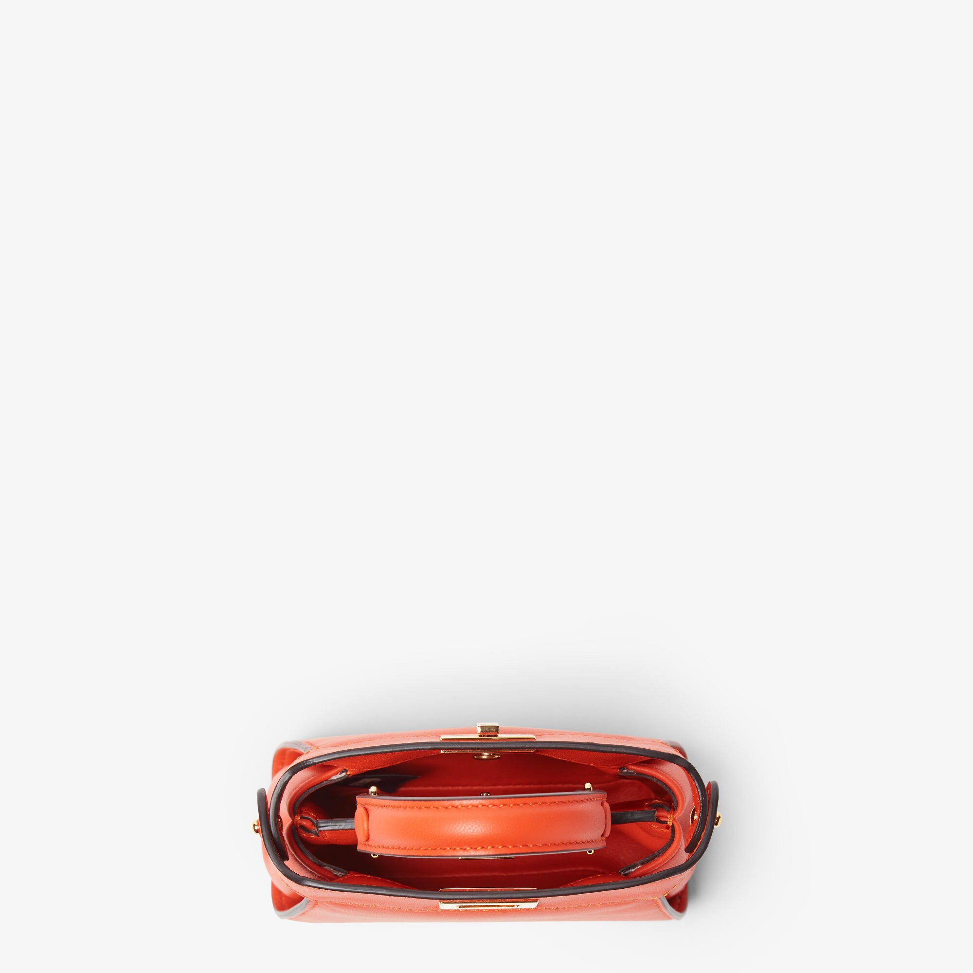 Nano Peekaboo Leather Orange | Fendi
