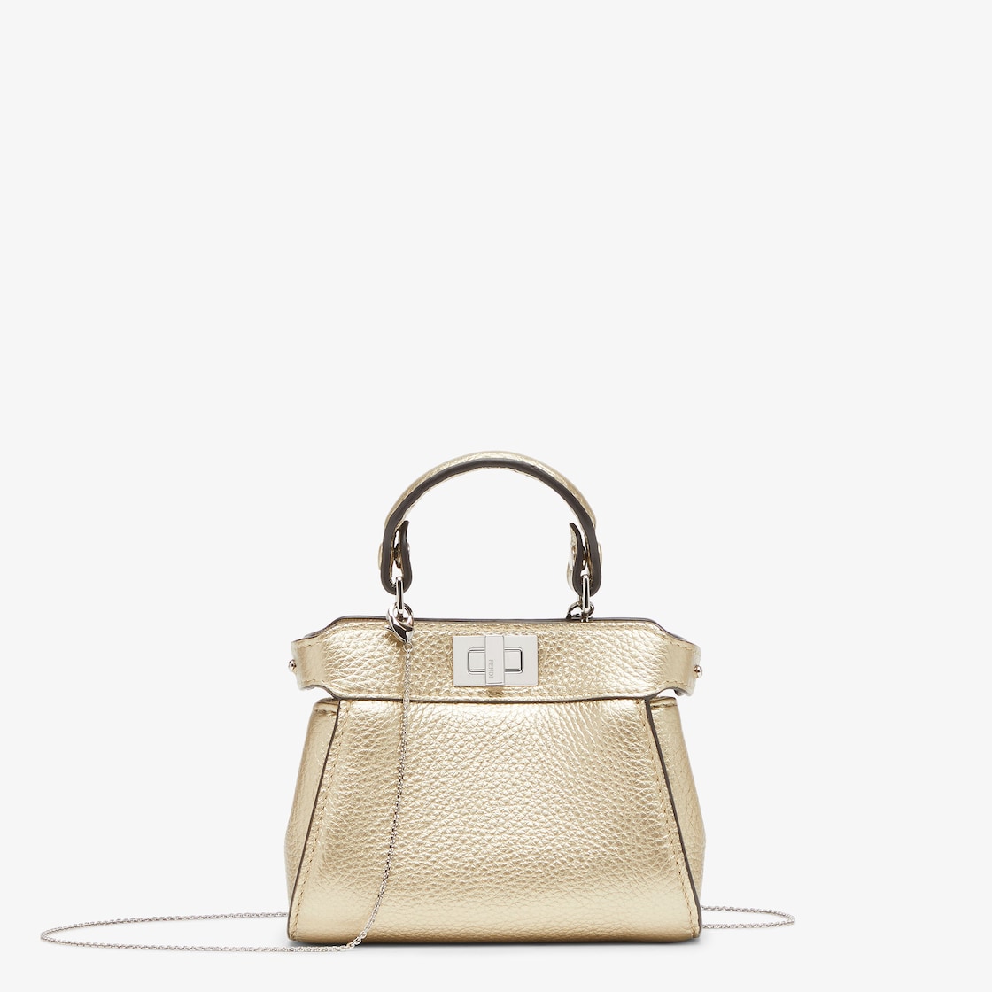 ナノ ピーカブー カーフレザー ゴールド | Fendi ナノ ピーカブー カーフレザー ゴールド | Fendi