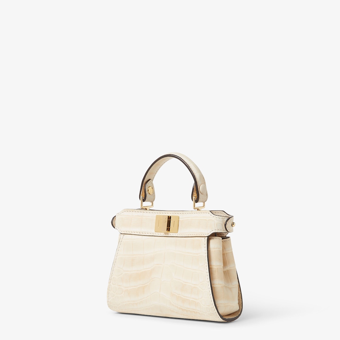 Nano Peekaboo Fine leathers Beige - Image 1/3