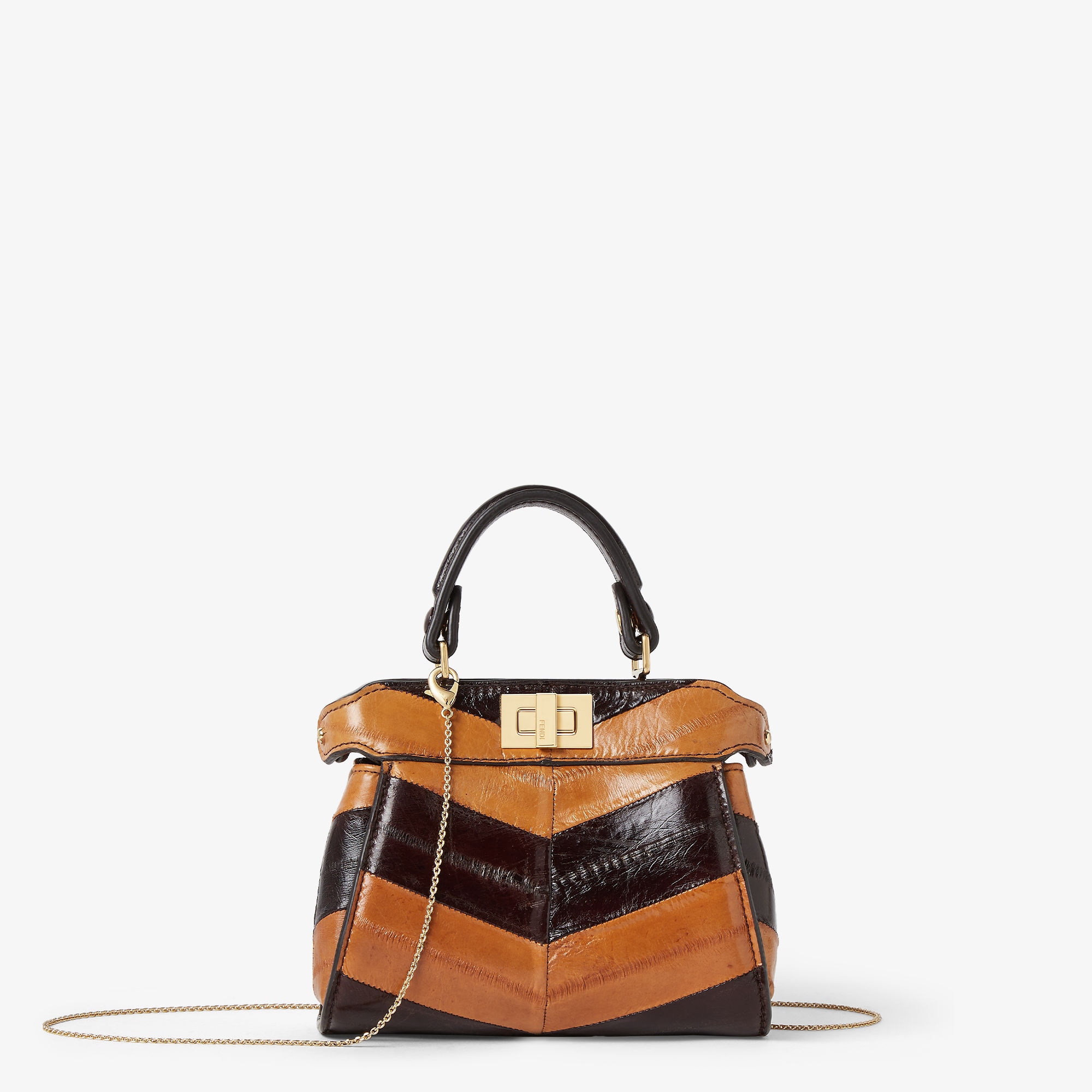 超美品　FENDI　フェンディ　マルチカラー　ピーカブー　ディフェンダー ウィメンズ向けデザイナース マルチカラー バッグ | FENDI JP