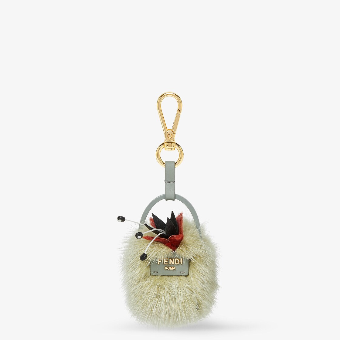 Perfume Holder Charm Fur Green - Image 1/3