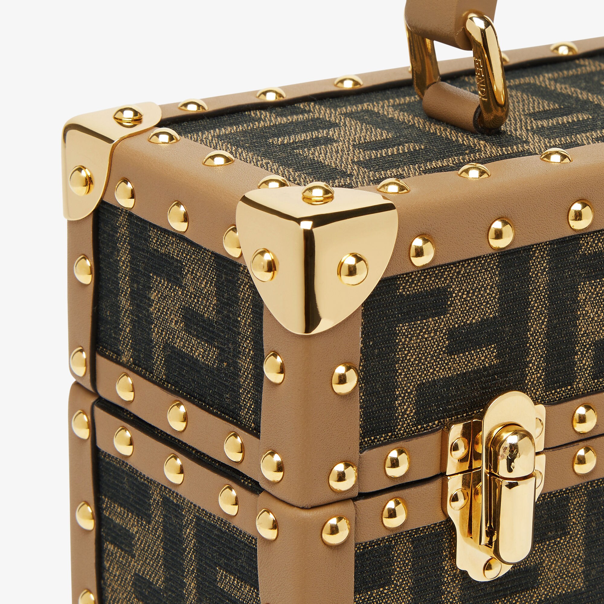 フレグランストランク（3ボトル用） ファブリック ブラウン | Fendi