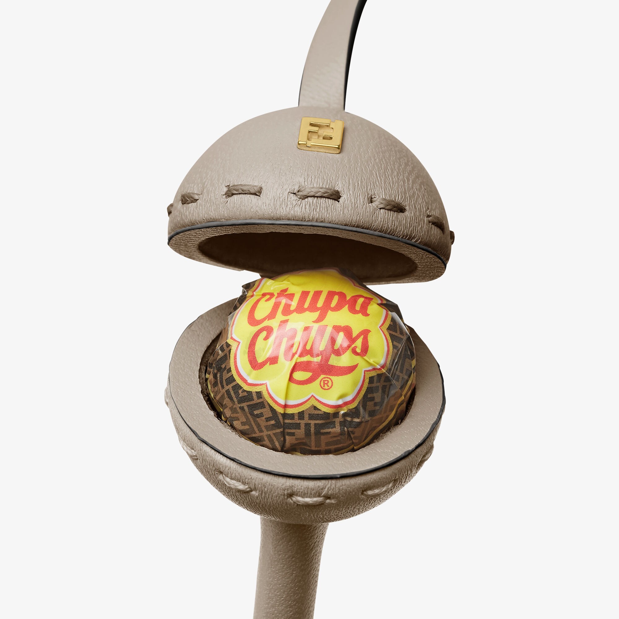 Lollipop holder charm - Grey | FENDI SG