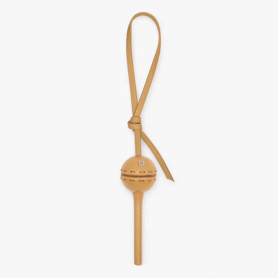 Lollipop holder charm Leather Beige - Image 1/6