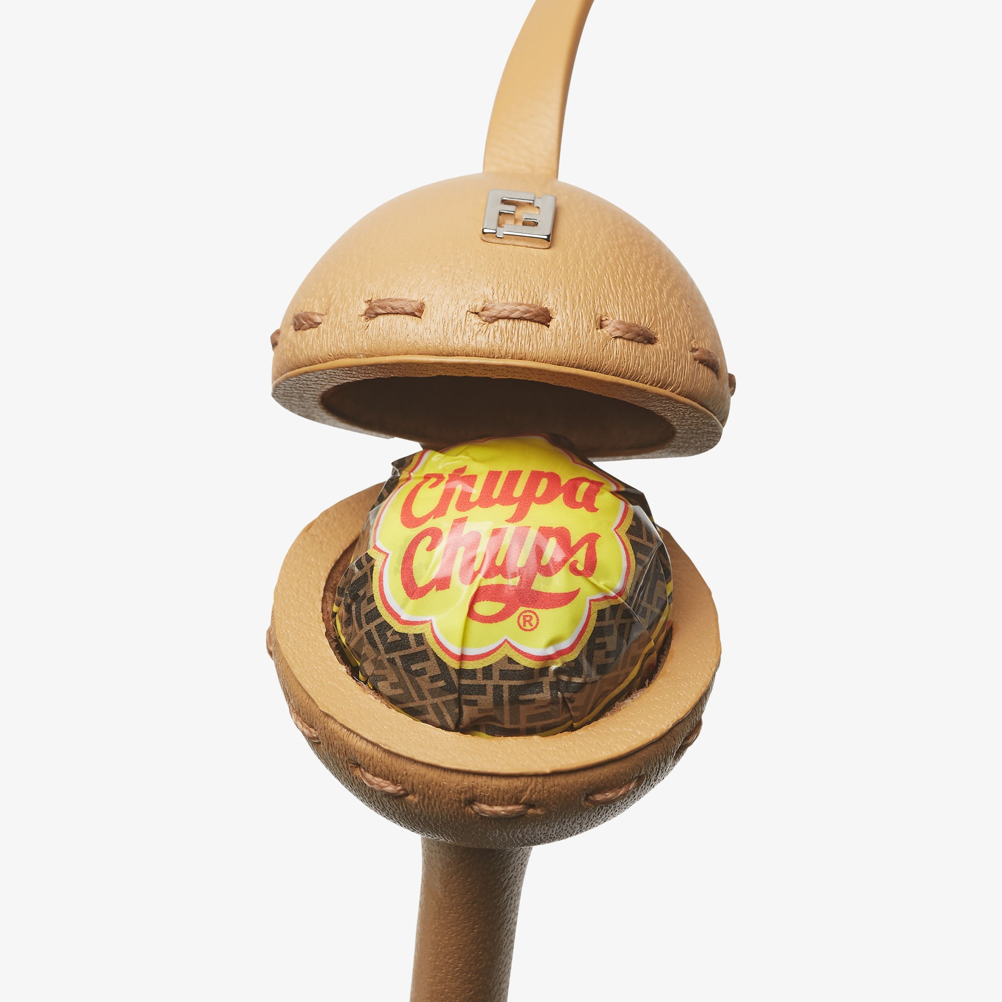 Lollipop holder charm - Beige | FENDI SG