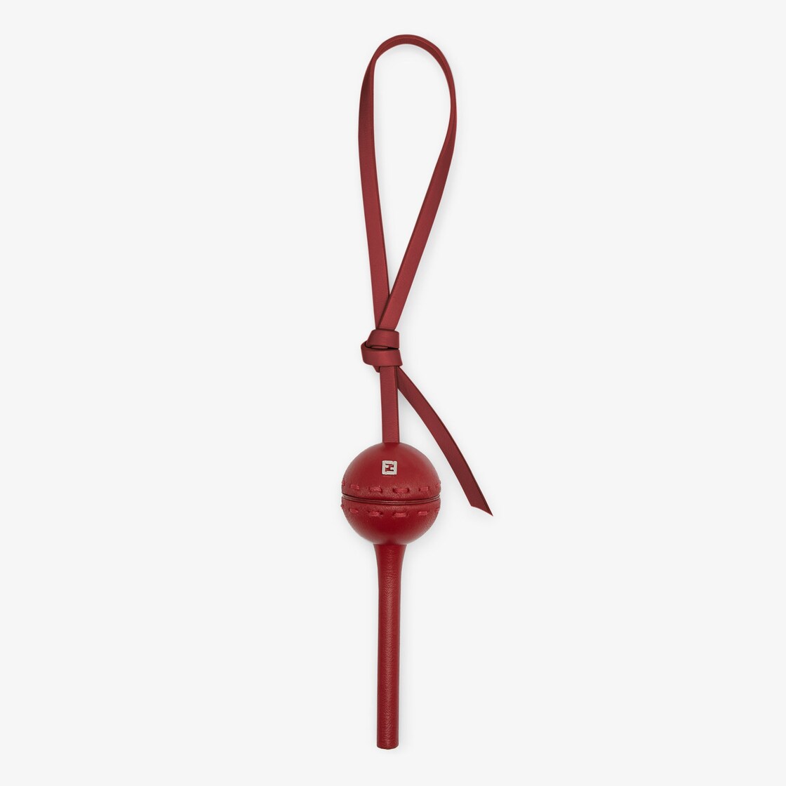 Lollipop holder charm Leather Burgundy - Image 1/6