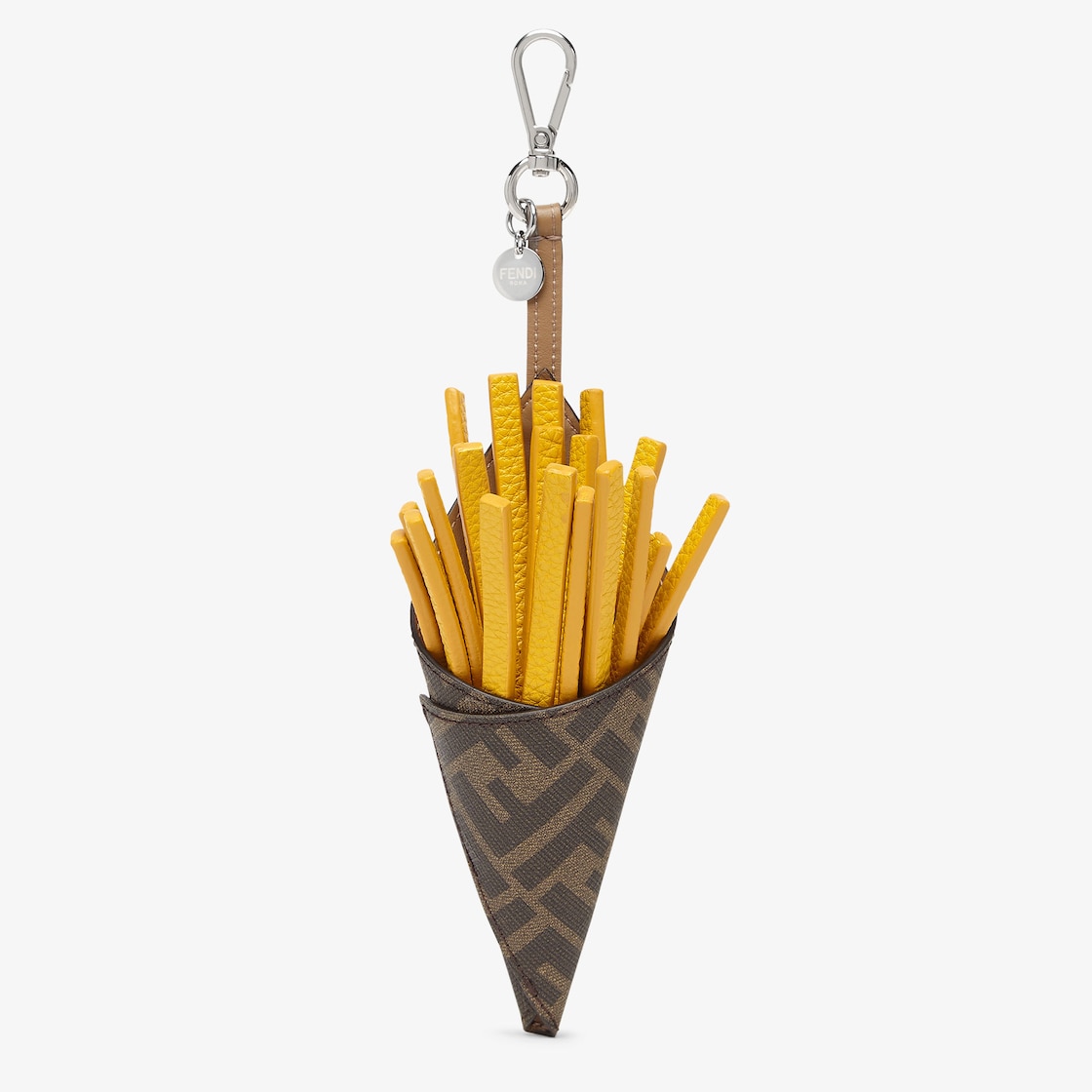 Fendilicious Charm Cuoio Romano leather Yellow - Image 1/4