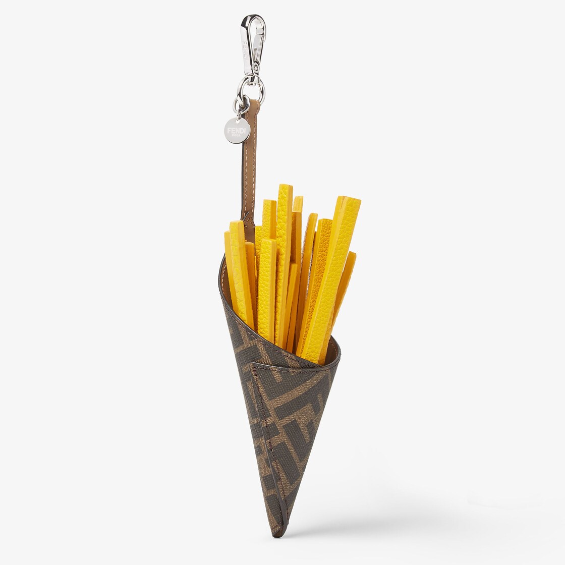 Fendilicious Charm Cuoio Romano leather Yellow - Image 3/4