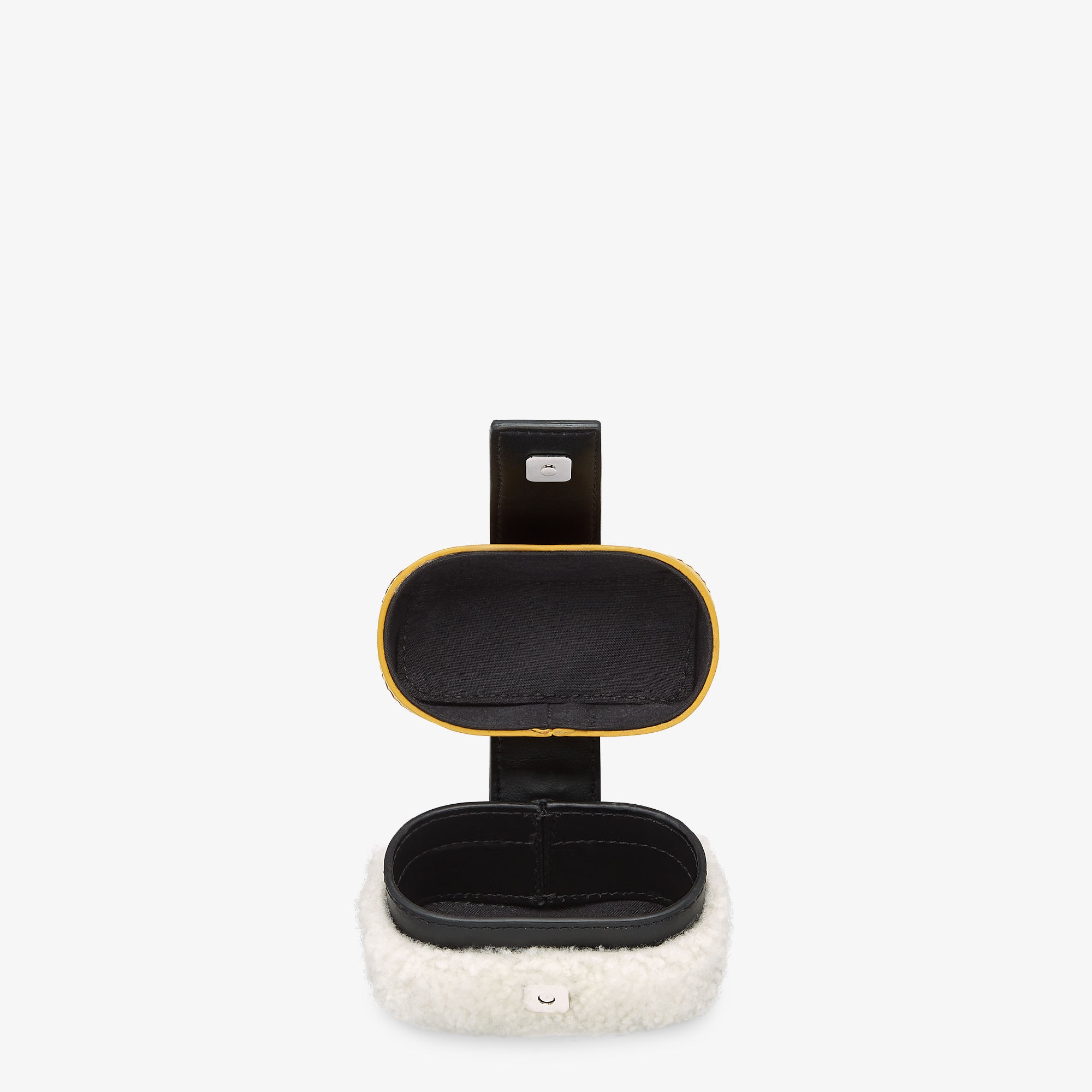 【関税&送料込】Fendi Charm FENDI Shearling Toast Bag Charm White 533781 | FASHIONPHILE