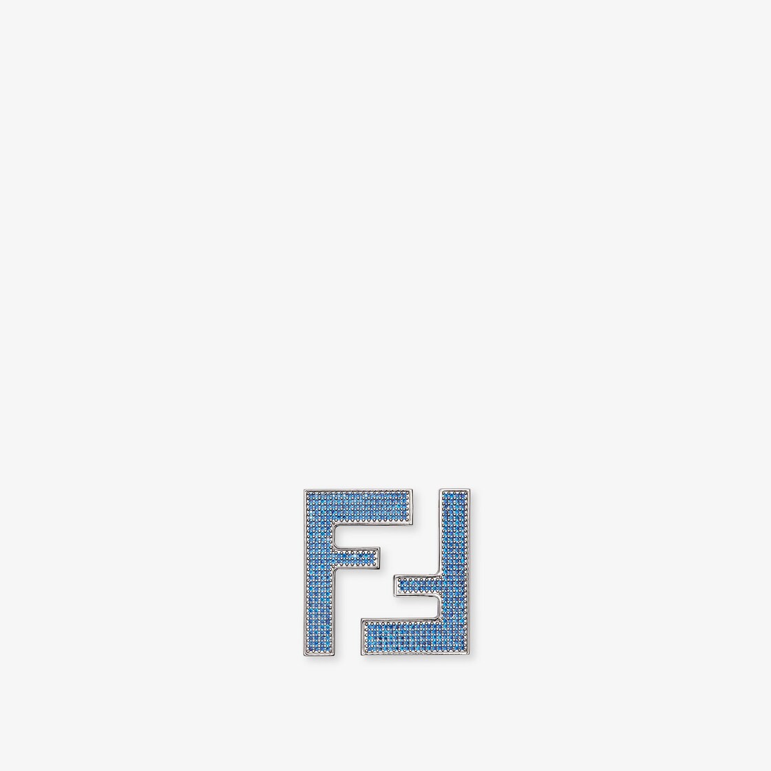 FF Squared Buckle Silver finish Blue - Image 1/2