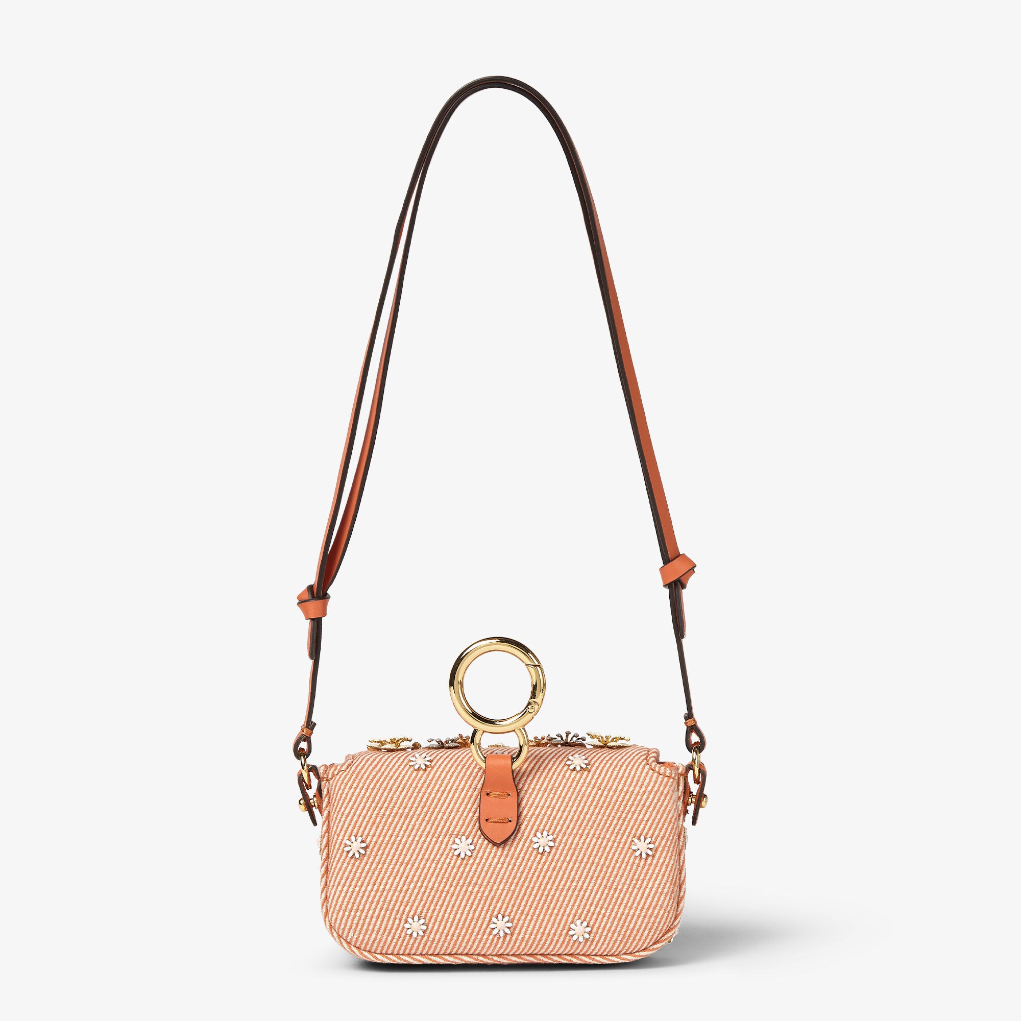 FENDIリボン Nano Baguette Charm Fabric Orange | Fendi