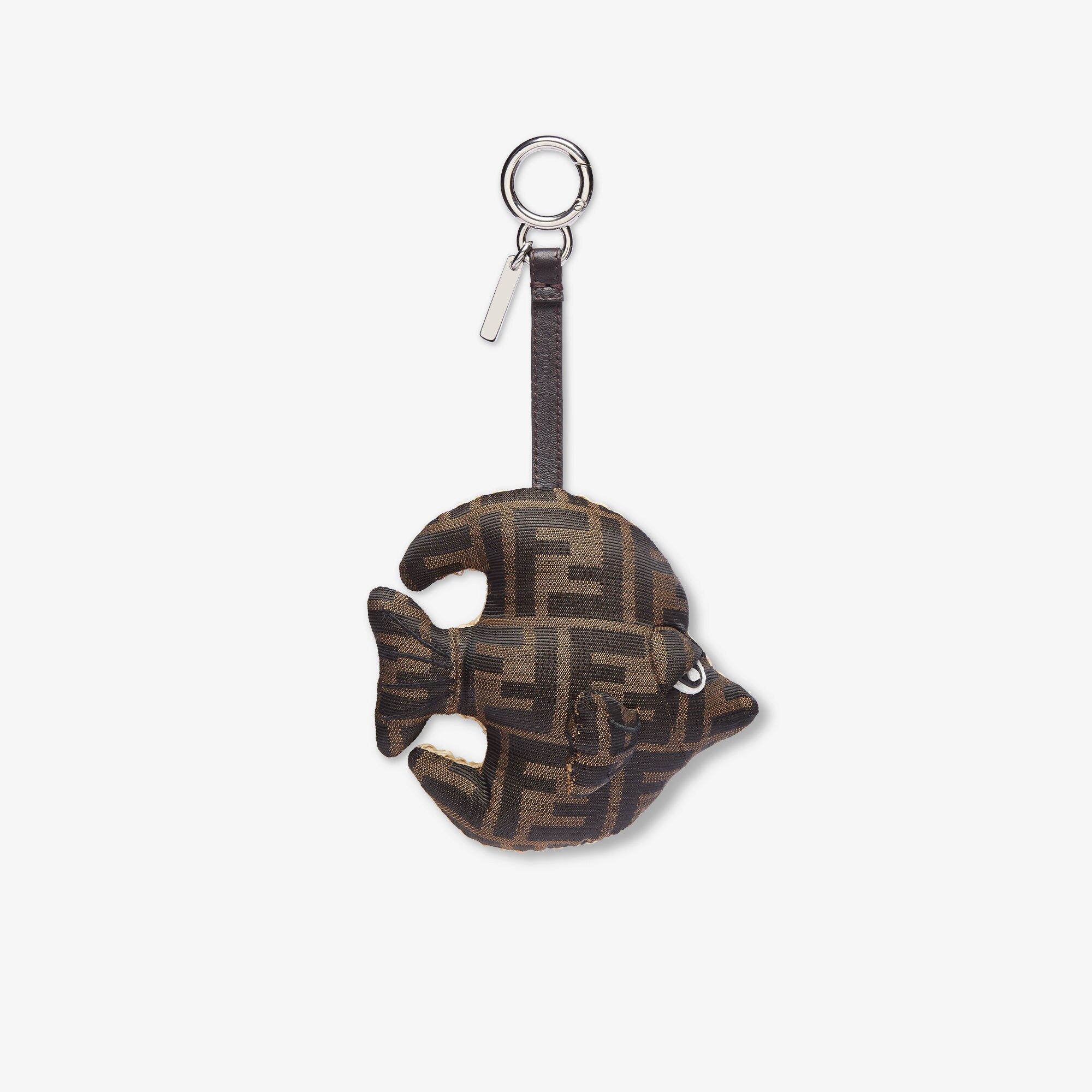 魚チャーム ファブリック ブラウン | Fendi