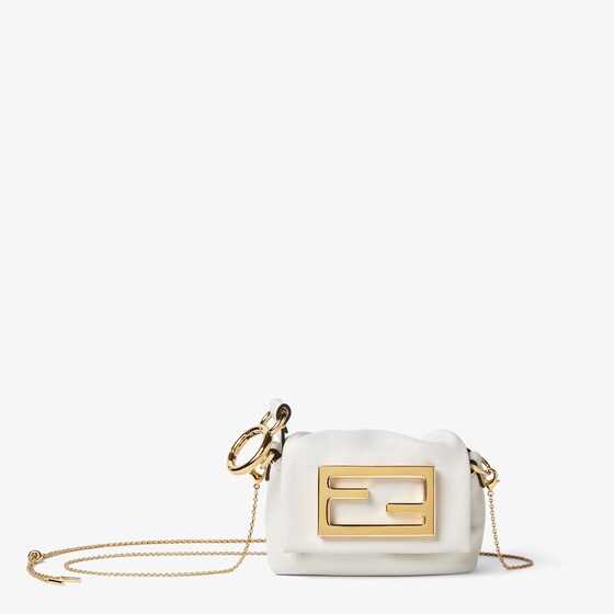 Fendi Mamma Baguette Nano In White