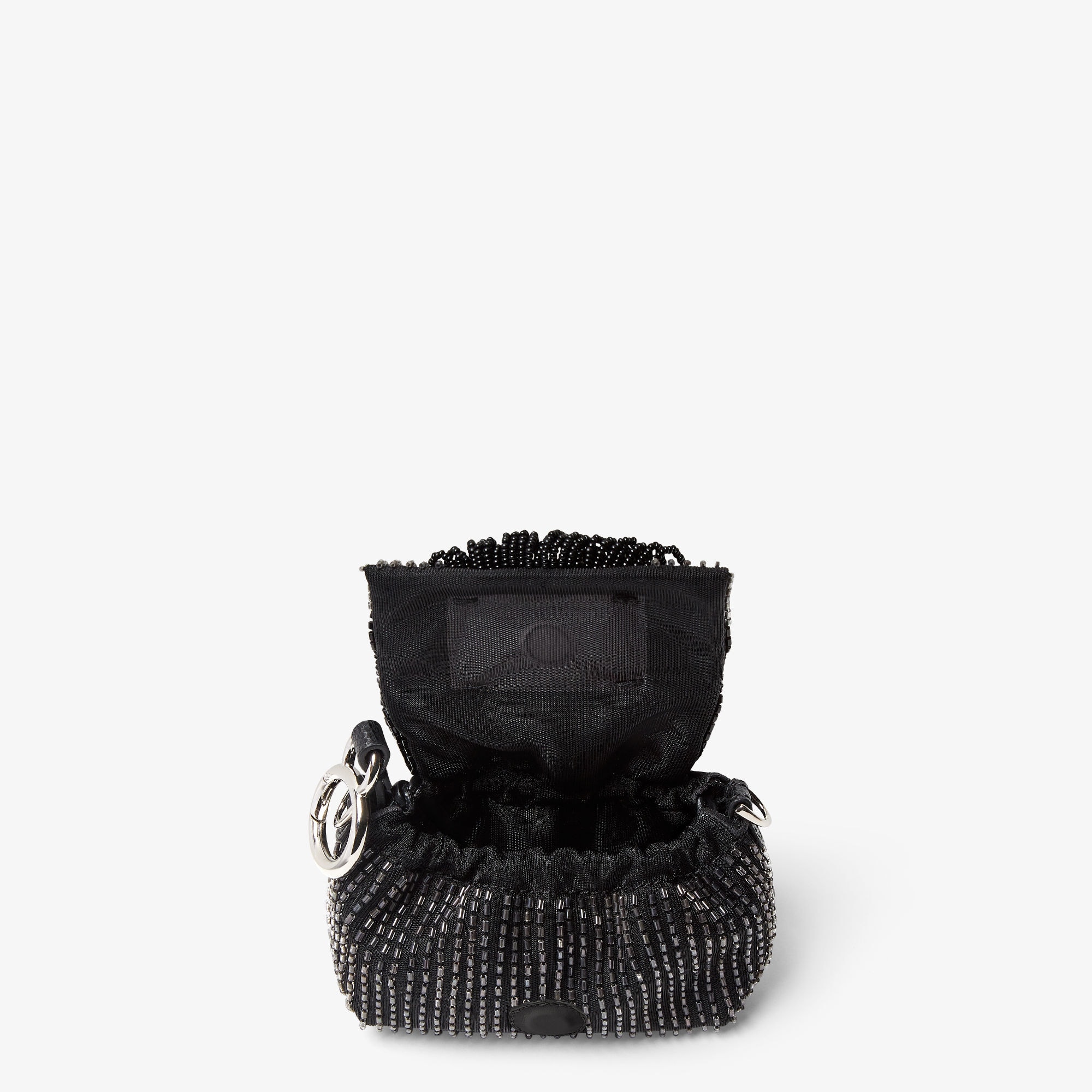 Mamma Baguette Nano Sequins or crystals Black | Fendi