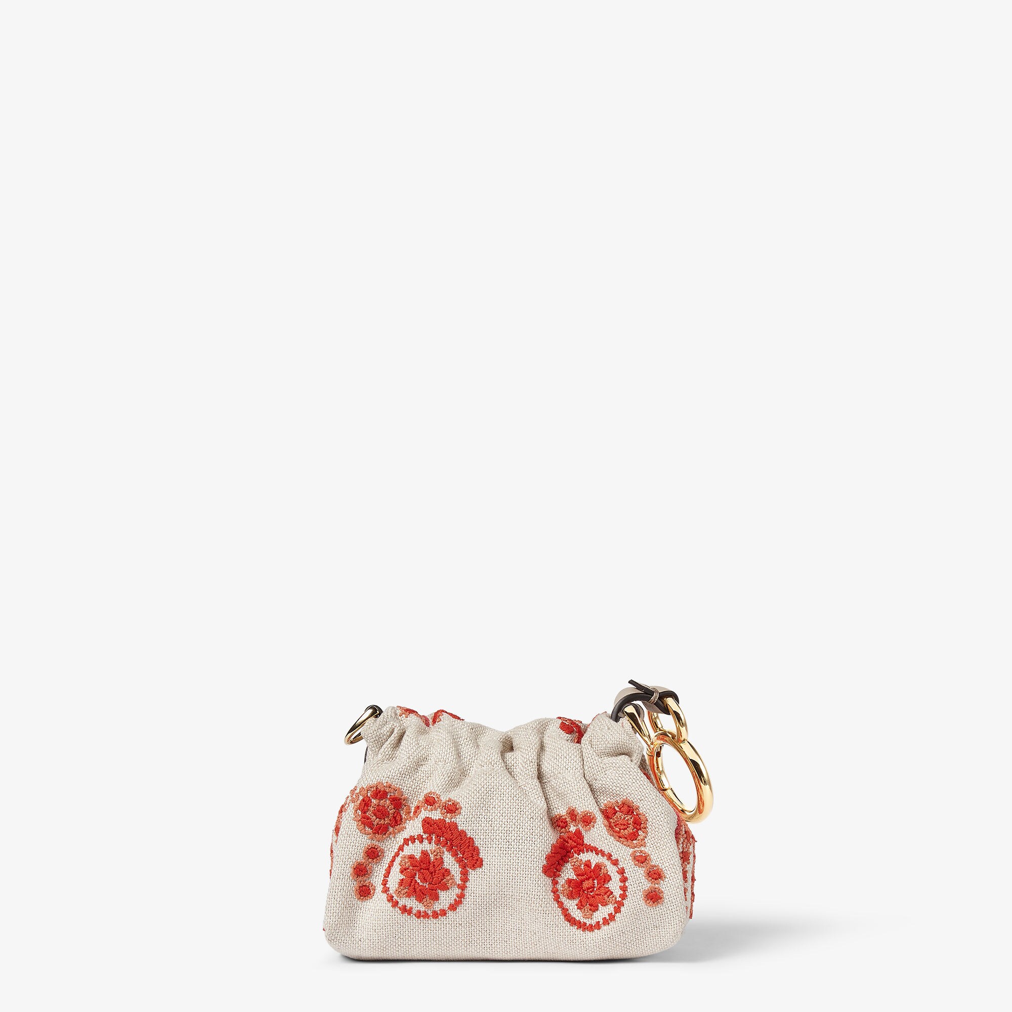 FENDI ♪ ナノ マンマ バゲット ナノ 7AS368AV5XF1SXS Mamma Baguette Nano Linen Beige | Fendi