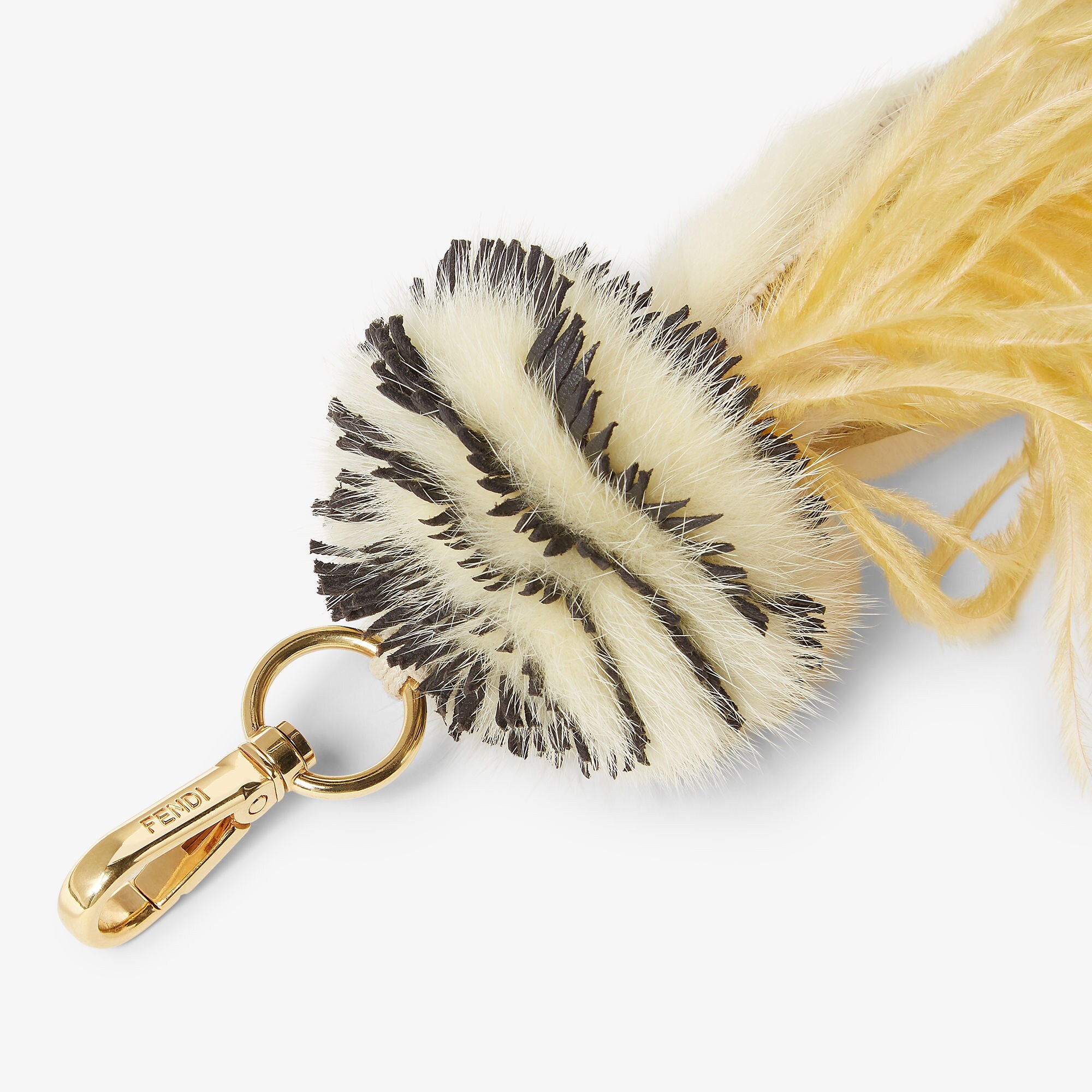 パイナップル チャーム ファー イエロー | Fendi