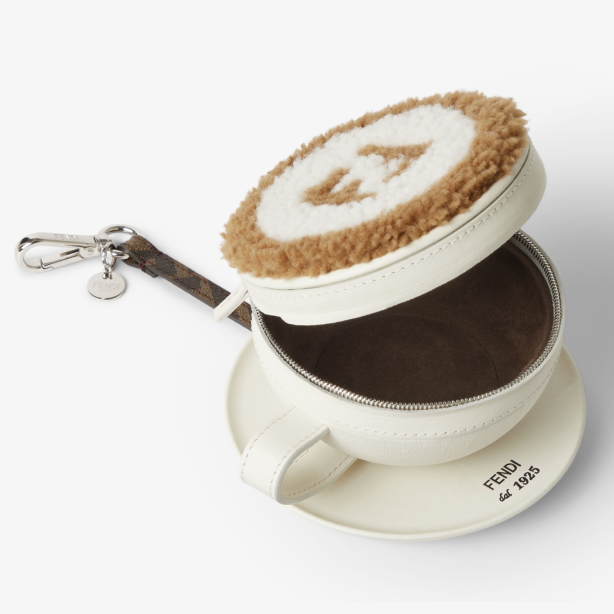 Cappuccino Charm - White | FENDI US