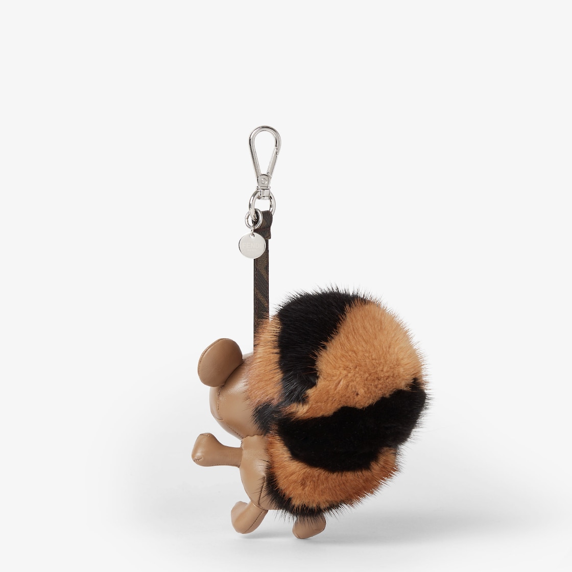 Fendi Furette Charm Fur Brown - Image 3/4