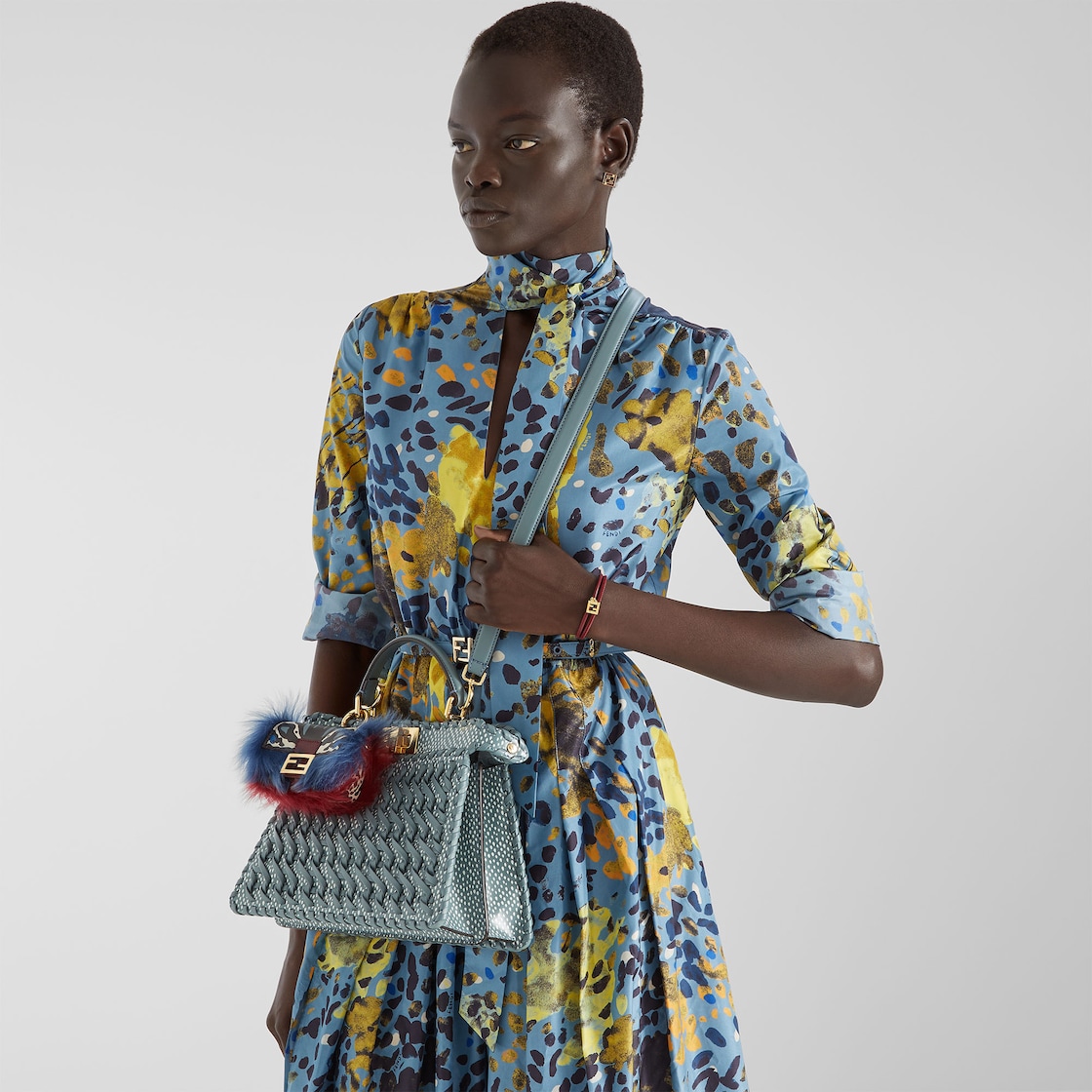 Nano Baguette Charm Leather Multicolour - Image 8/8