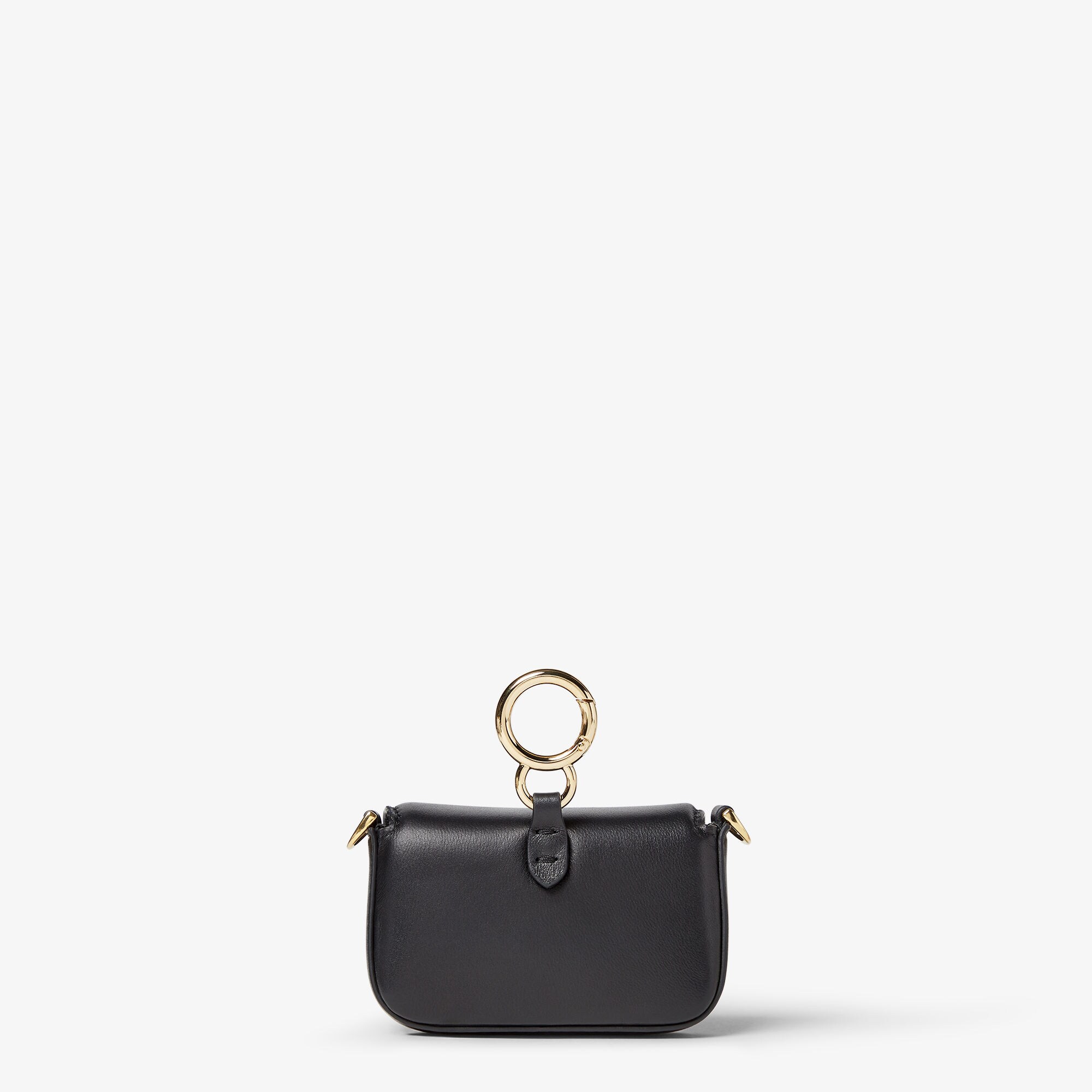 ナノ バゲット チャーム レザー ブラック | Fendi