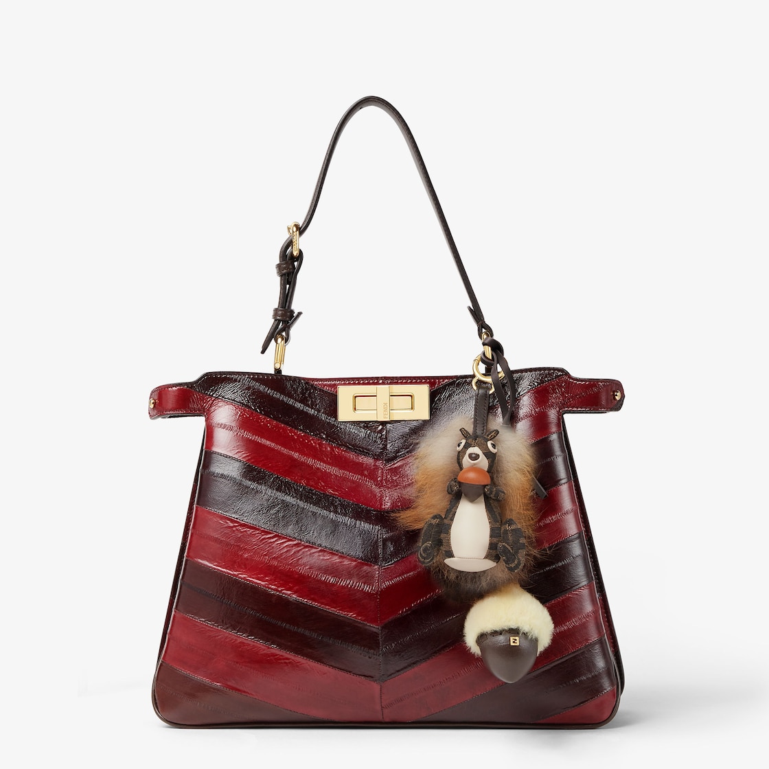 Acorn Charm Leather Brown - Image 3/5