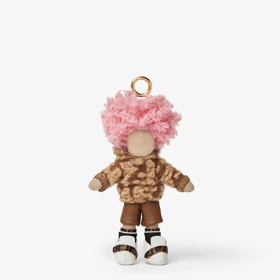 Fendi Best Friends Forever Charm In Pink