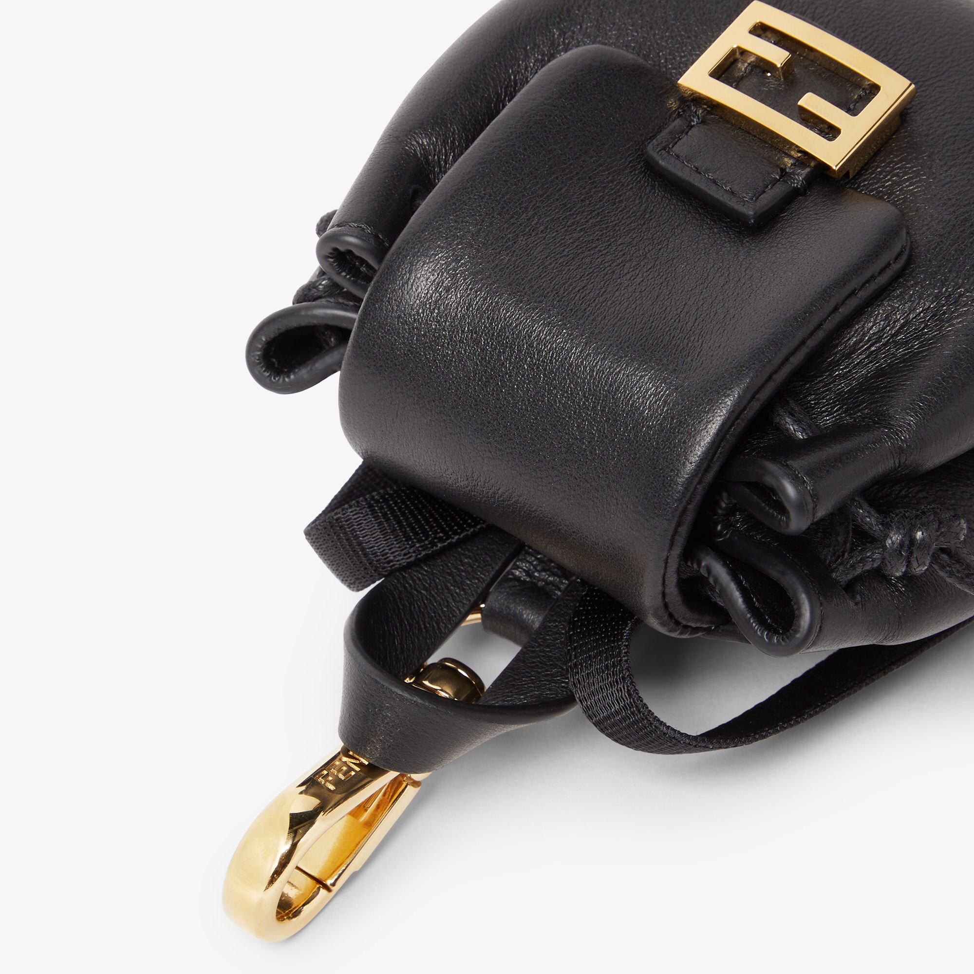 Nano Backpack Charm Leather Black | Fendi