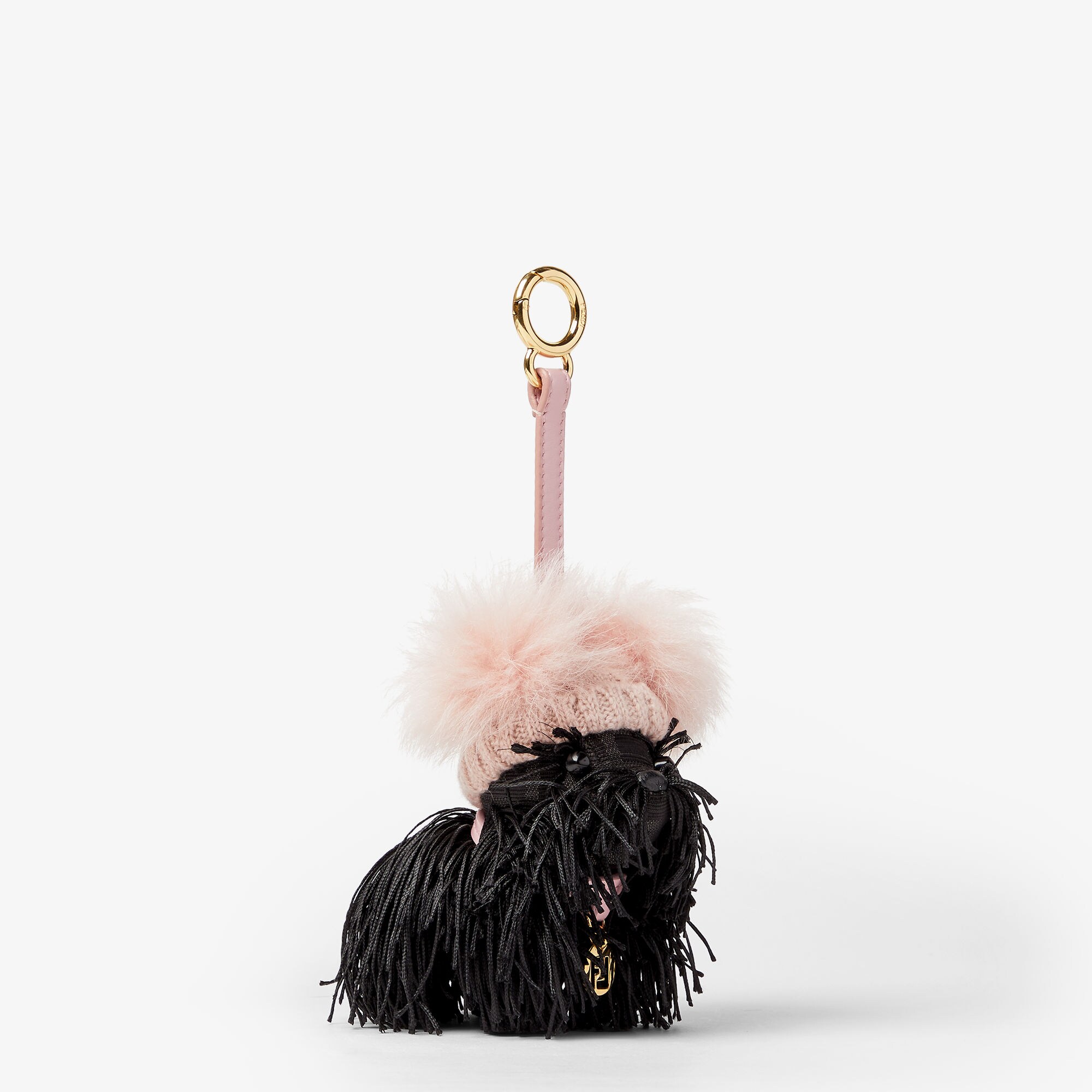 FENDI ファー キーホルダー Y ピンク・黒 約15cm 7AS462AW6CF0MWU_04?wid=2000&