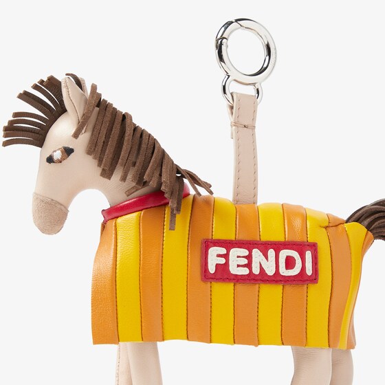 Fendi Beige suede horse charm | Thumbnail 2