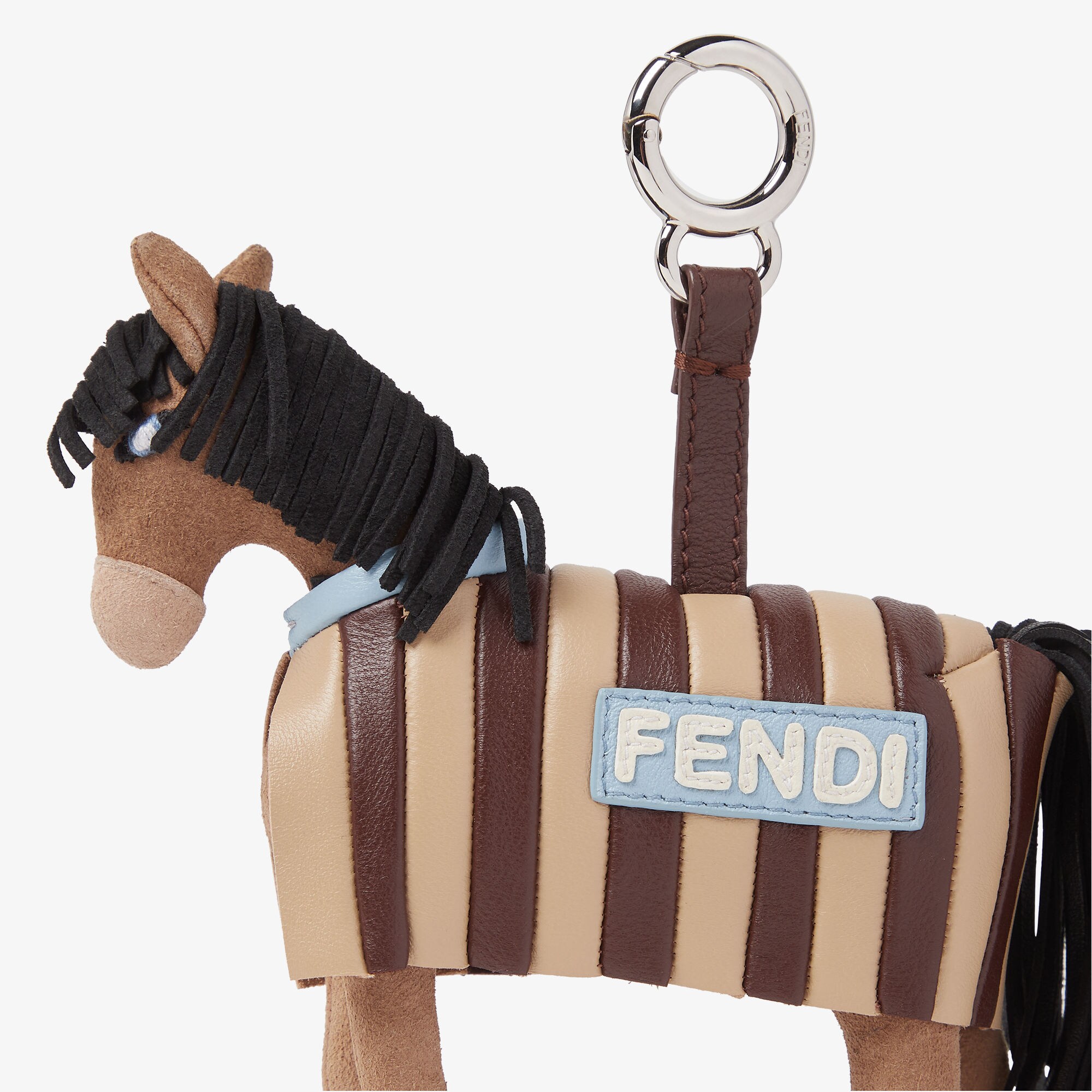 Leather charm - Beige | FENDI SG