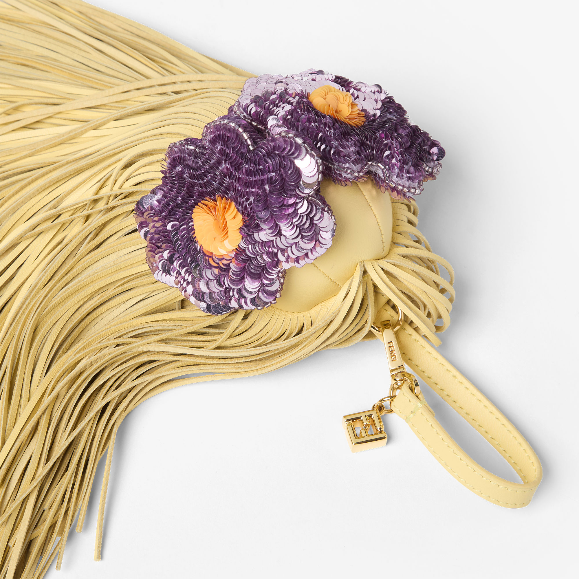 バッグ バグズ チャーム レザー イエロー | Fendi