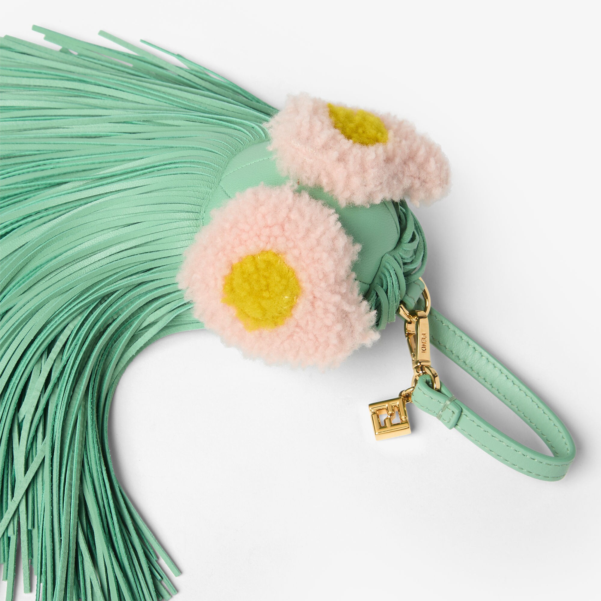 バッグ バグズ チャーム レザー グリーン | Fendi