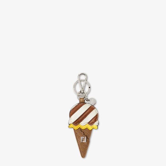 Fendi Bag charm with exclusive ice cream cone design