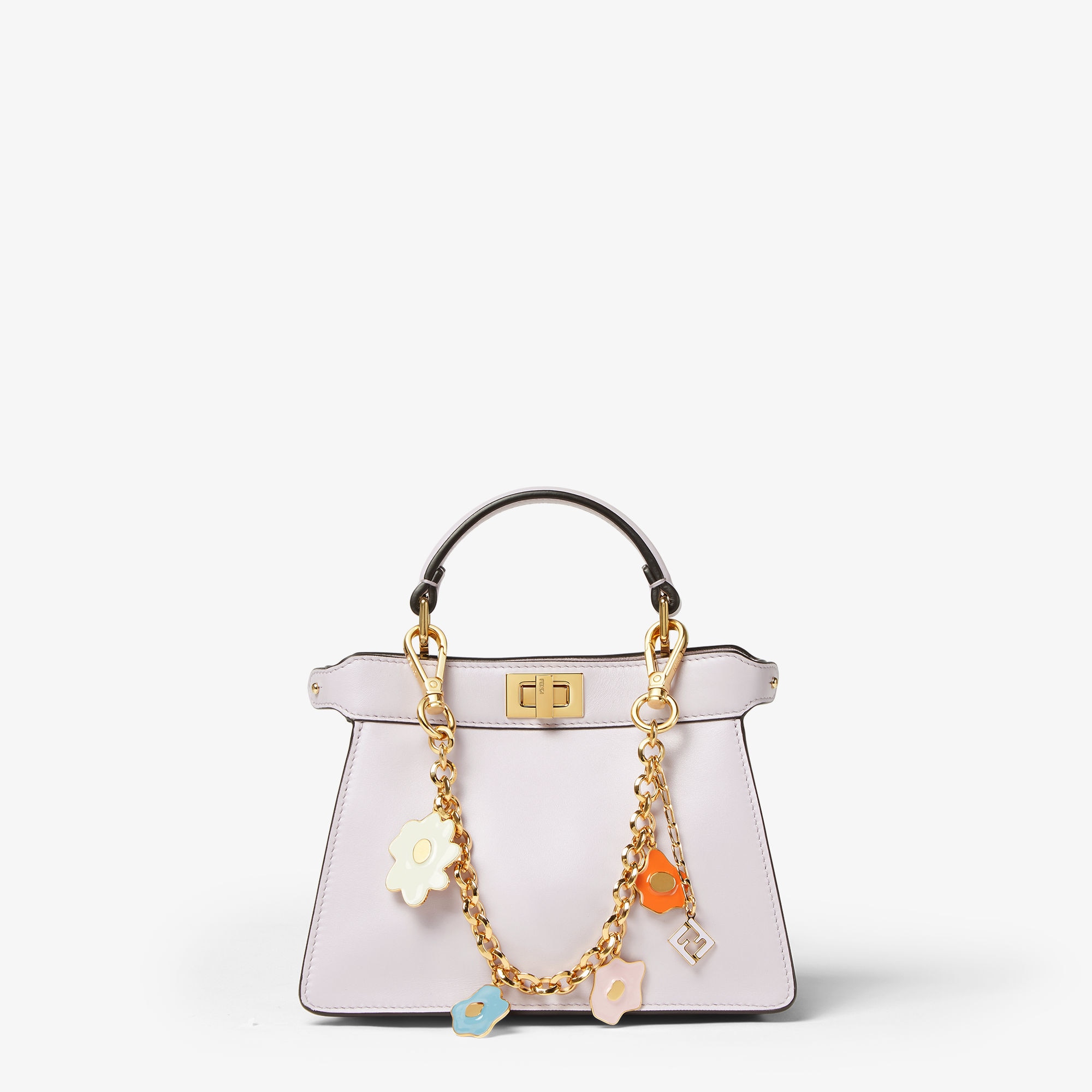 Sunny Side Flowers Chain Charm - Gold | FENDI US