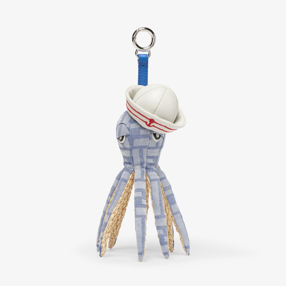 Raffia and jacquard charm