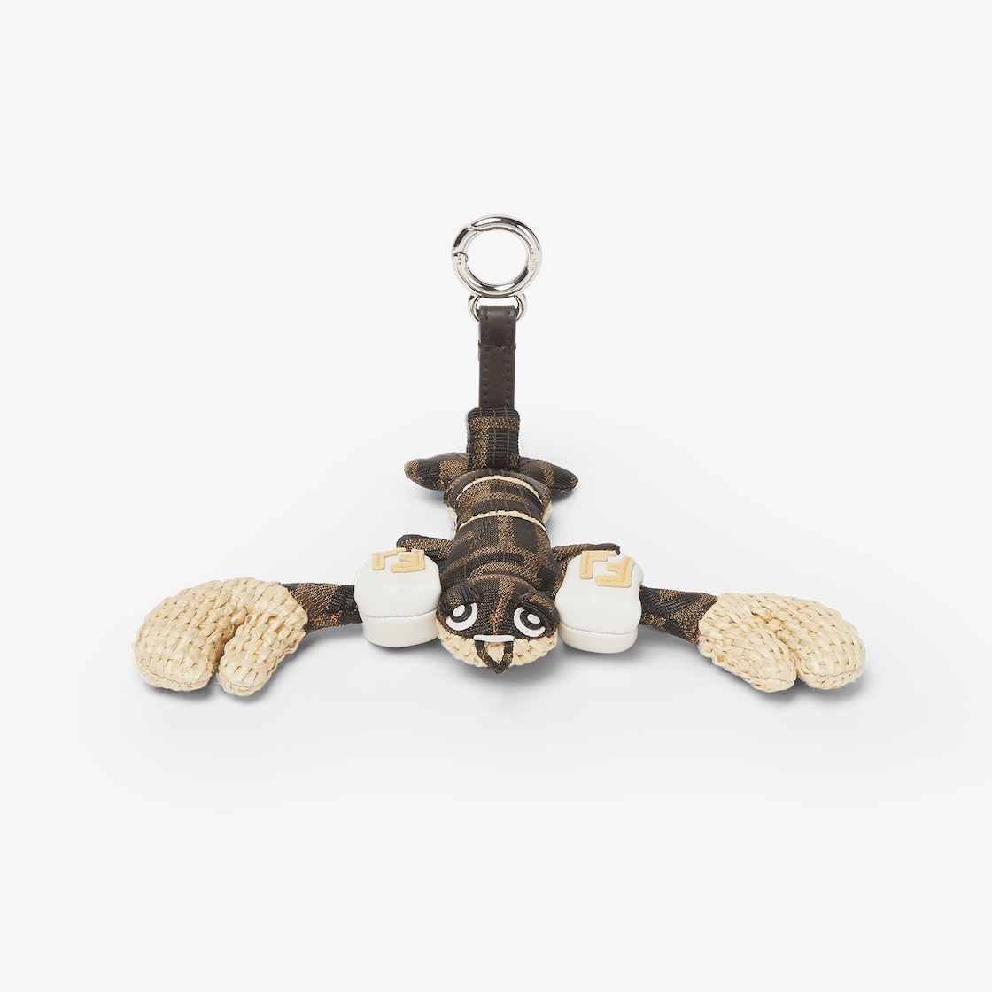 Raffia and jacquard charm