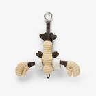 Raffia and jacquard charm image 2 of 3