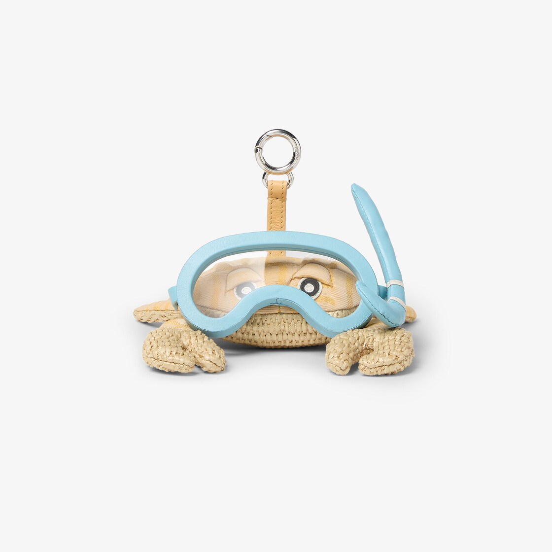 Raffia and jacquard charm