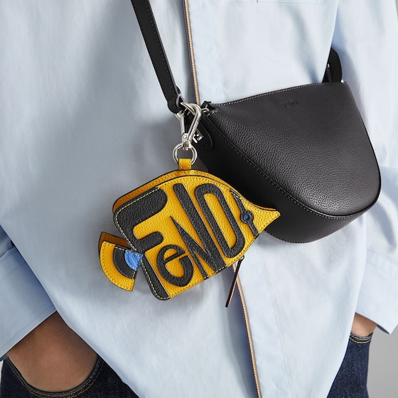 Fendi Fish-shaped coin holder charm | Thumbnail 4