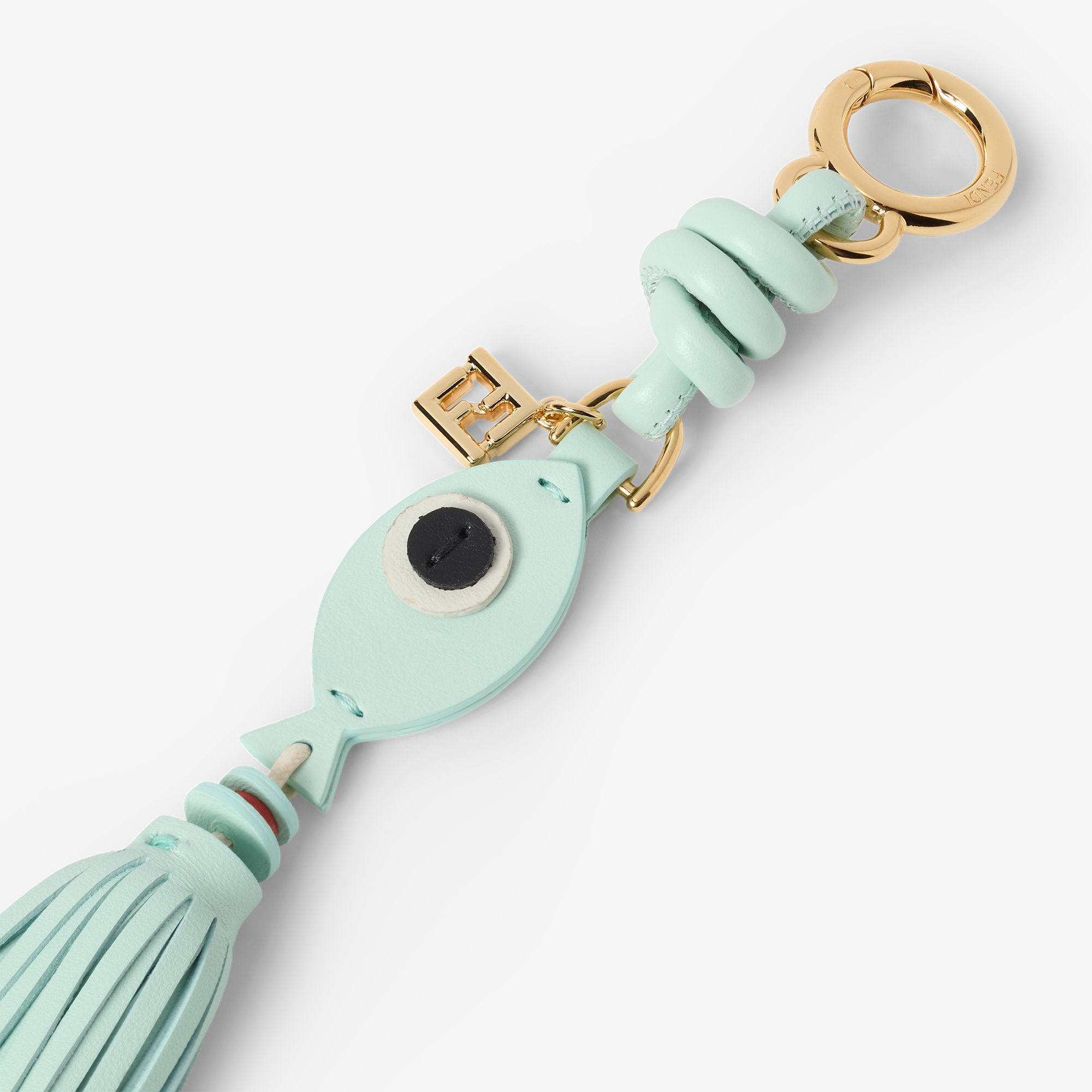 フィッシュ チャーム レザー グリーン | Fendi