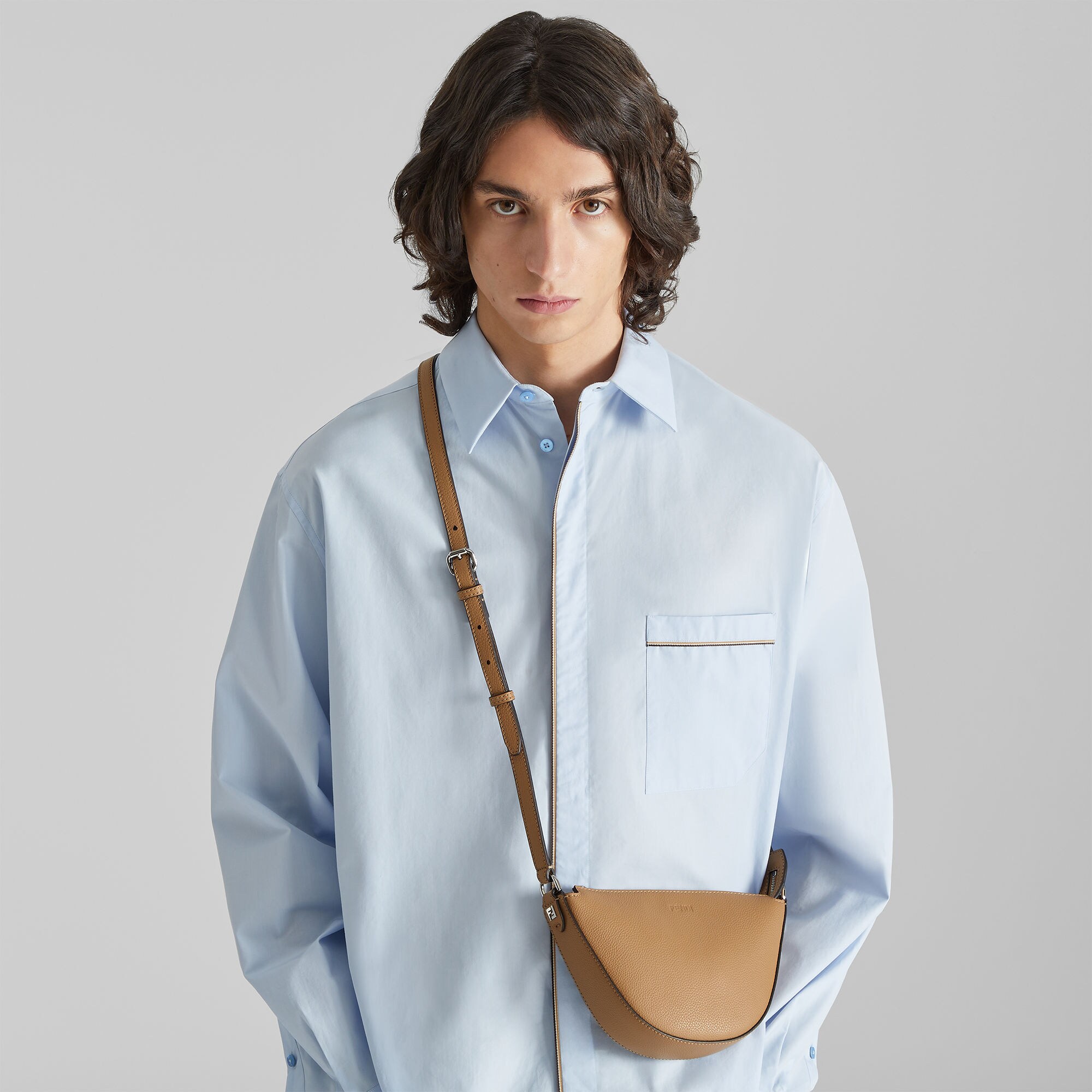 フェンディ メロン ミニ レザー ベージュ | Fendi