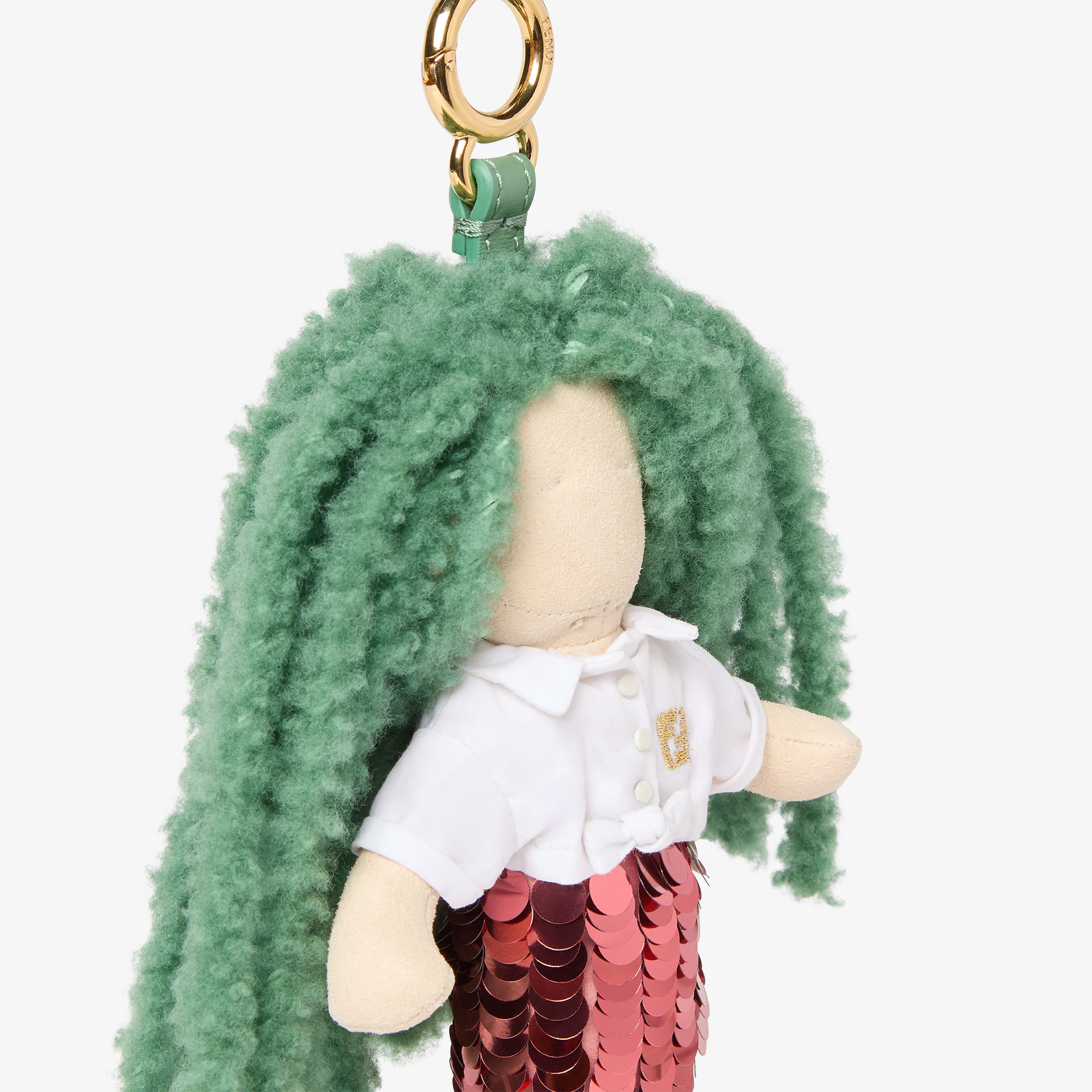 美品✨FENDIカラーワンピース　バイアスストライプ　Aライン　シルク　チャーム Maya Collectable Charm - Multicolour | FENDI International