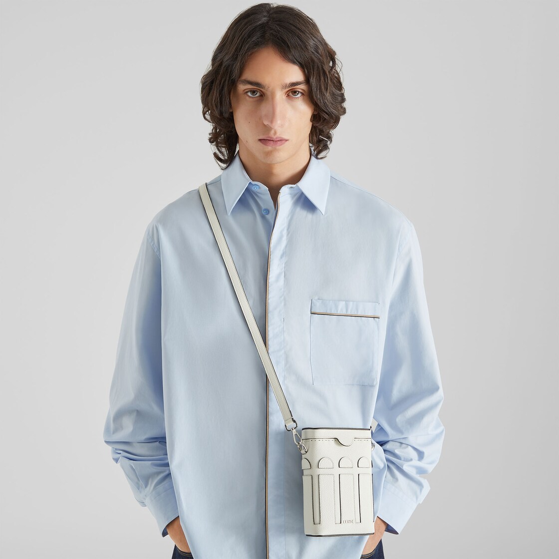 Palazzo Bag Leather White - Image 6/6