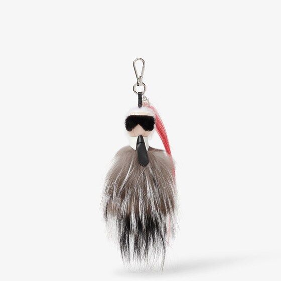 Fendi Charm From The Karlito Collection In Black