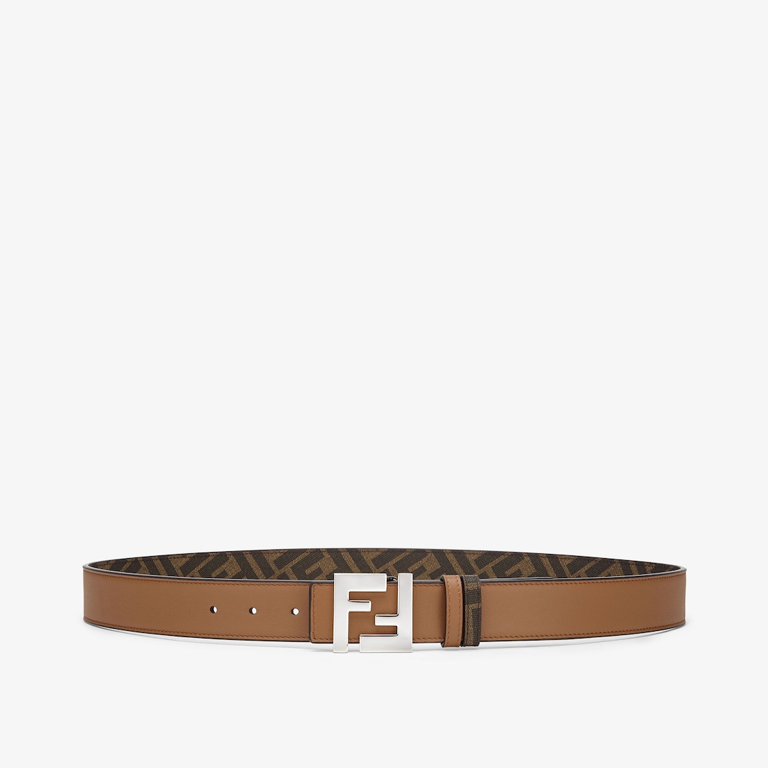 FFスクエアベルト レザー ブラウン | Fendi FFスクエアベルト レザー ブラウン | Fendi