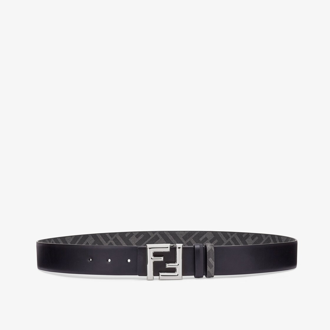 Black and clearance white fendi belt