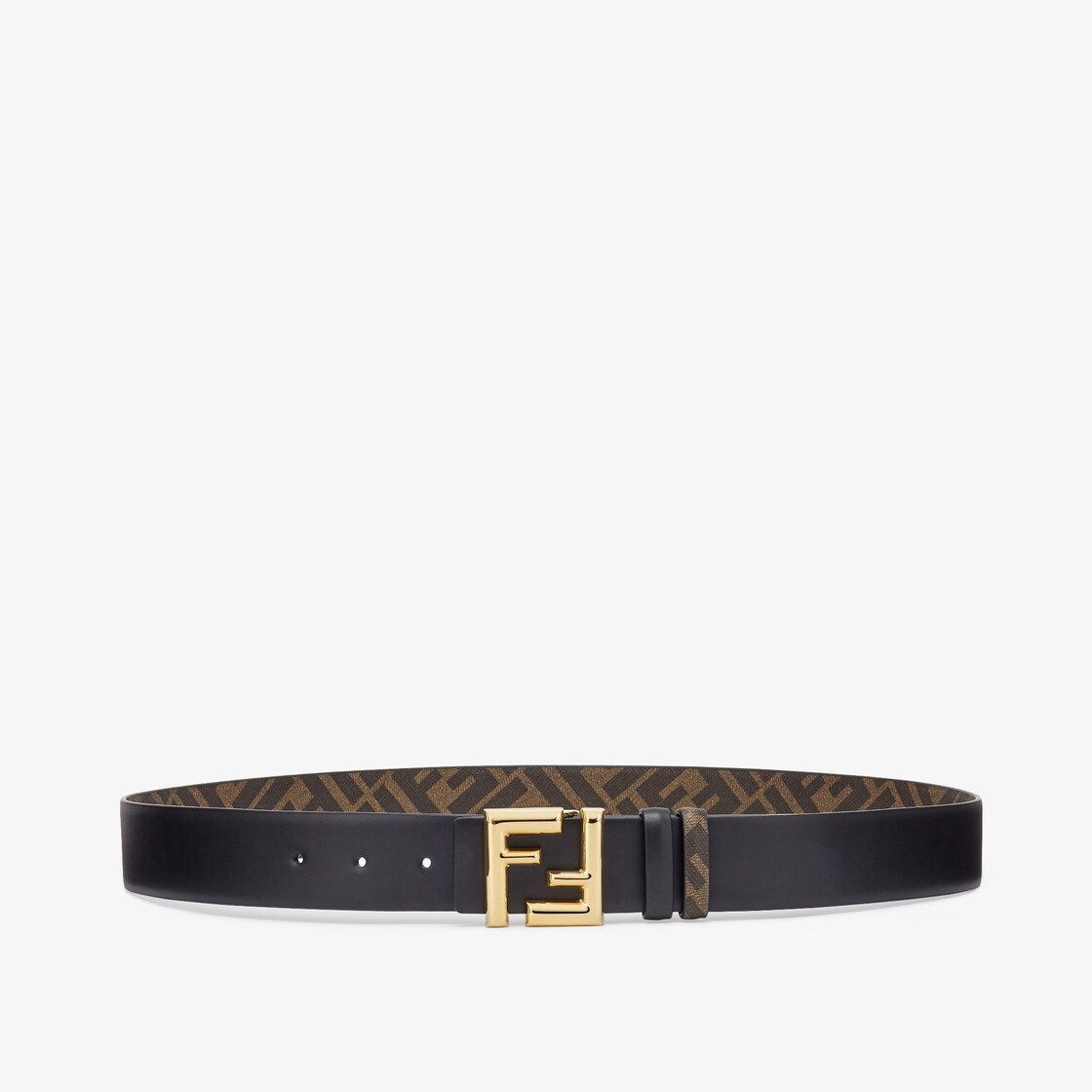 新版 フェンディ FENDI ベルト FF金具 エフイズフェンディ エナメル