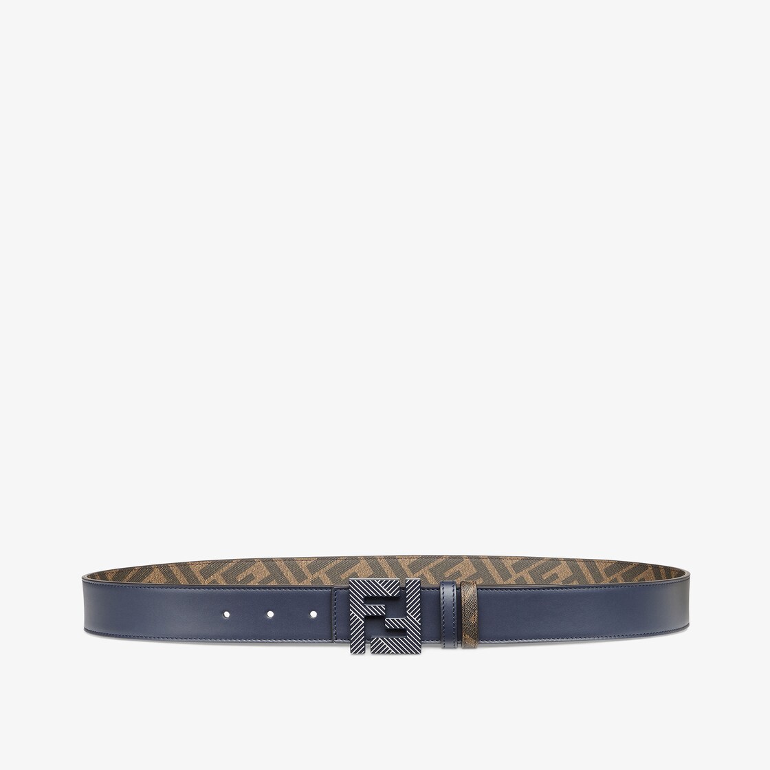 Squared FF belt Leather Blue | Fendi